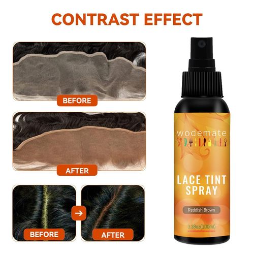 '-lace Tint Spray For Wigs Melt,Fast Drying Melting Spray No Residue,Uniform And Natural,Water Resistant&Matching Your Skin Tone.